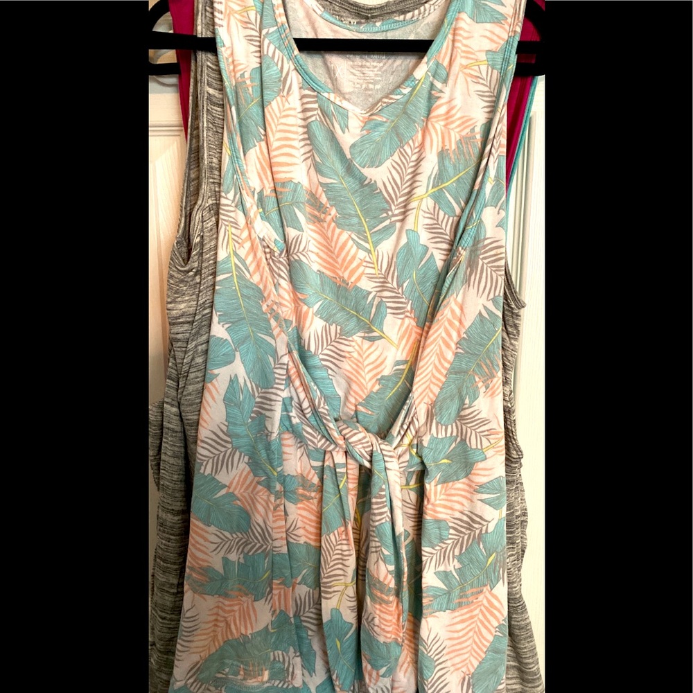 French Terry tie nursing top